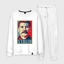 Костюм хлопковый мужской Stalin USSR, цвет: белый