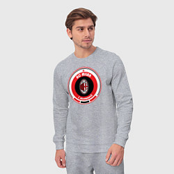 Костюм хлопковый мужской AC Milan 1899, цвет: меланж — фото 2