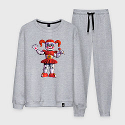 Костюм хлопковый мужской Circus Baby, цвет: меланж