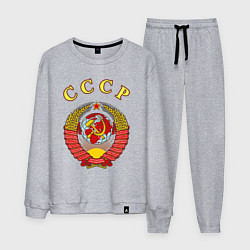 Костюм хлопковый мужской CCCР Пролетарии, цвет: меланж