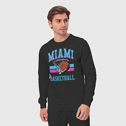 Костюм хлопковый мужской Basket Miami, цвет: черный — фото 2