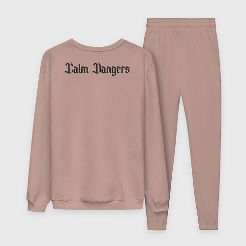 Мужской костюм Calm dangers black 2 side / Пыльно-розовый – фото 2