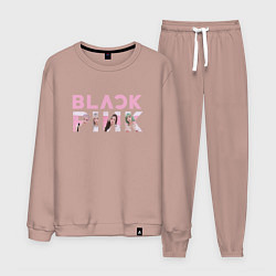 Мужской костюм Blackpink logo Jisoo Lisa Jennie Rose