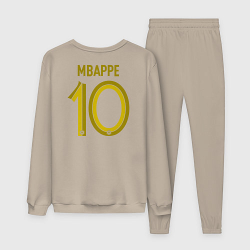 Мужской костюм Килиан Мбаппе ЧМ 2022 сборная Франции / Миндальный – фото 2