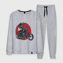 Мужской костюм Biker red sun
