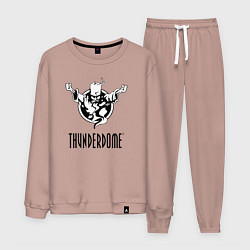 Костюм хлопковый мужской Thunderdome v 2, цвет: пыльно-розовый
