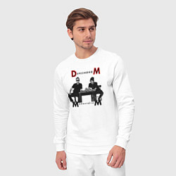 Костюм хлопковый мужской Depeche Mode 2023 Memento Mori - Dave & Martin 02, цвет: белый — фото 2