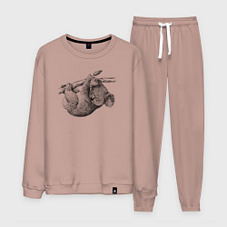 Мужской костюм Коала висит на ветке