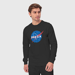 Костюм хлопковый мужской Pizza x NASA, цвет: черный — фото 2