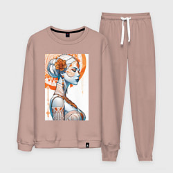 Мужской костюм Ажурный портрет - нейросеть