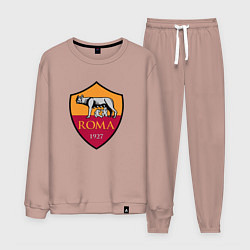 Костюм хлопковый мужской Roma sport fc, цвет: пыльно-розовый