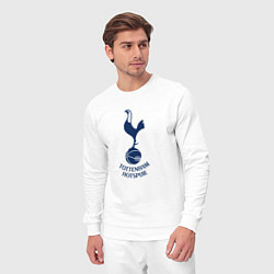 Костюм хлопковый мужской Tottenham Hotspur fc sport, цвет: белый — фото 2