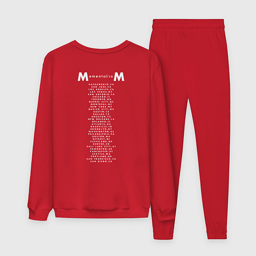Мужской костюм Depeche Mode - Memento mori tour merch / Красный – фото 2