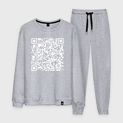 Мужской костюм Qr код на песню Never Gonna Give You Up