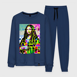 Мужской костюм Mona Lisa - mosaic pop art