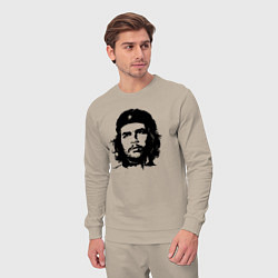 Костюм хлопковый мужской Портрет Че Гевары, цвет: миндальный — фото 2