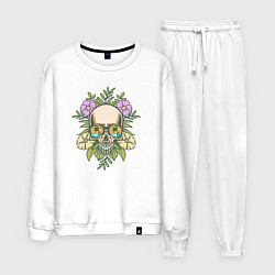 Мужской костюм Skull and flowers