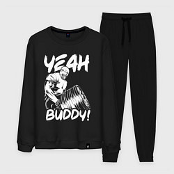 Костюм хлопковый мужской Ронни Коулман, цвет: черный