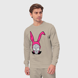 Костюм хлопковый мужской Pink Donnie Darko, цвет: миндальный — фото 2