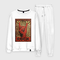 Мужской костюм Rock tune up turn loud жест коза