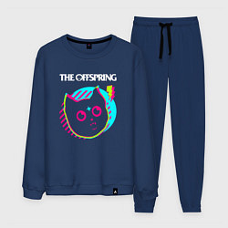 Костюм хлопковый мужской The Offspring rock star cat, цвет: тёмно-синий