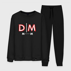 Костюм хлопковый мужской Depeche Mode - Memento Mori logo new, цвет: черный