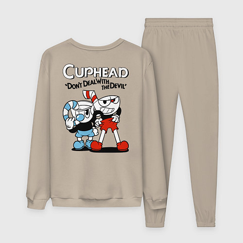 Мужской костюм Cuphead and Mugman / Миндальный – фото 2