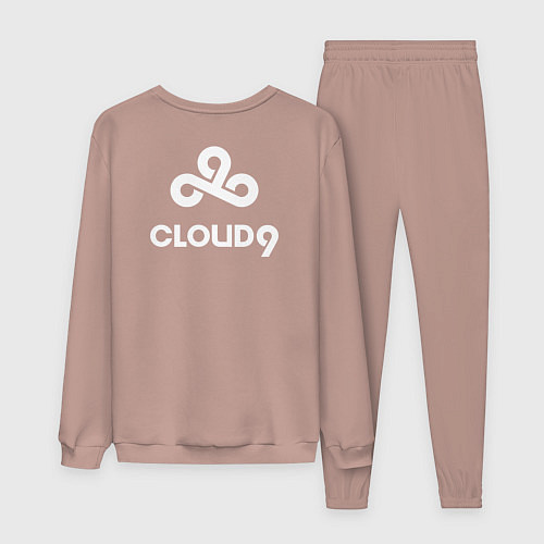 Мужской костюм Cloud9 - white logo / Пыльно-розовый – фото 2