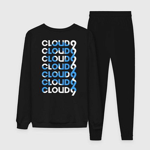 Мужской костюм Cloud9 - pattern / Черный – фото 2