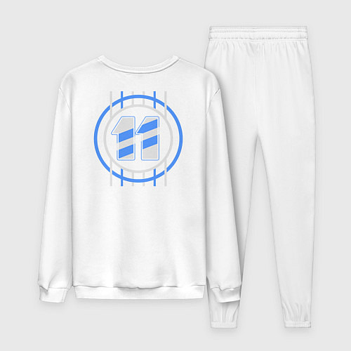 Мужской костюм Футбол игрок номер 11 / Белый – фото 2