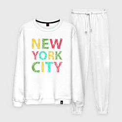 Мужской костюм New York city colors