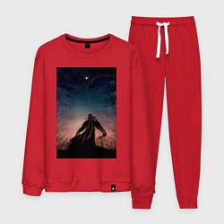 Костюм хлопковый мужской Усянь Вэй Старейшина Илина, цвет: красный