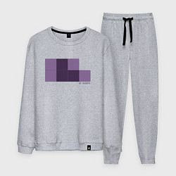 Костюм хлопковый мужской Око Эндердракона, цвет: меланж