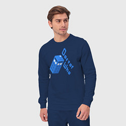 Костюм хлопковый мужской Blue doctor who, цвет: тёмно-синий — фото 2