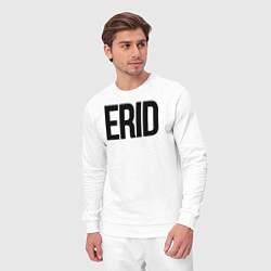 Костюм хлопковый мужской Токен для рекламы - ERID, цвет: белый — фото 2