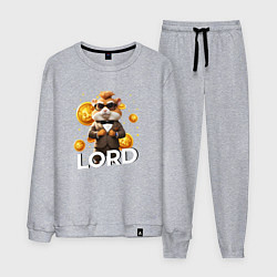 Костюм хлопковый мужской Hamster kombat lord, цвет: меланж