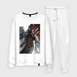 Костюм хлопковый мужской Мужская футболка Assassins Creed Unity, цвет: белый