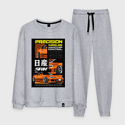 Костюм хлопковый мужской Nissan Silvia авто, цвет: меланж