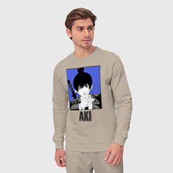 Костюм хлопковый мужской Человек-бензопила Aki, цвет: миндальный — фото 2