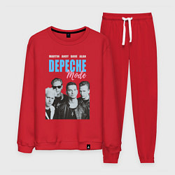 Костюм хлопковый мужской Depeche Mode Vintage, цвет: красный