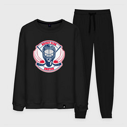 Костюм хлопковый мужской Hockey club amateur, цвет: черный