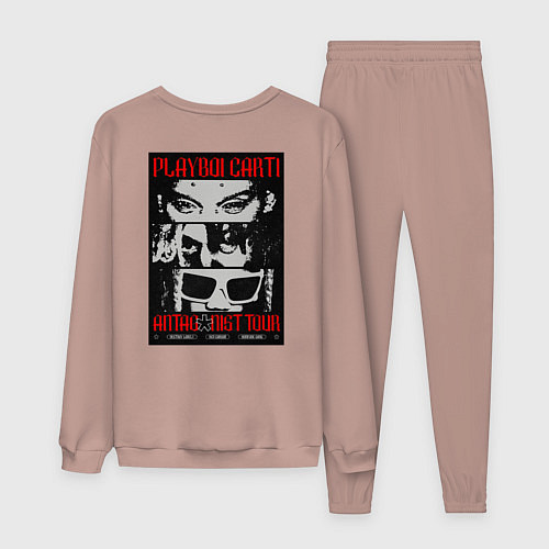 Мужской костюм Playboi carti / Пыльно-розовый – фото 2