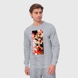 Костюм хлопковый мужской Glamour Show, цвет: меланж — фото 2