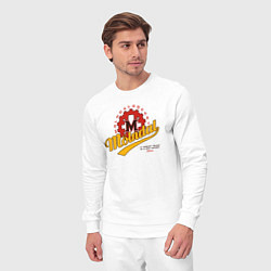 Костюм хлопковый мужской Molndal hockey, цвет: белый — фото 2
