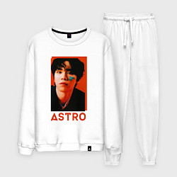 Костюм хлопковый мужской Astro Роки, цвет: белый