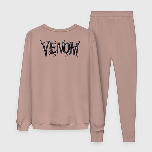 Мужской костюм Venom with tongue sticking out / Пыльно-розовый – фото 2