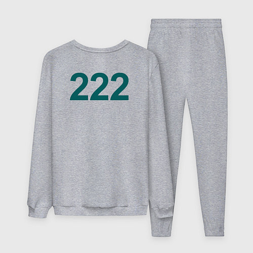 Мужской костюм 222 - Игра в кальмара / Меланж – фото 2