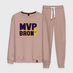 Костюм хлопковый мужской Lebron James MVP, цвет: пыльно-розовый