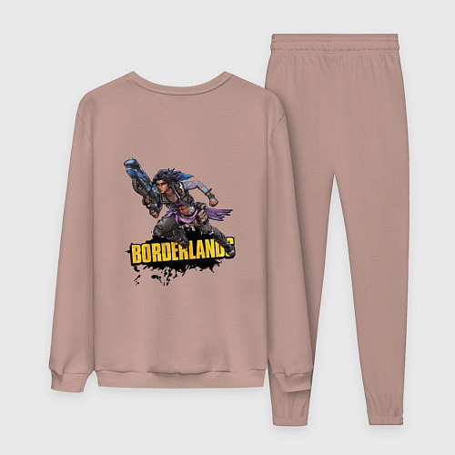Мужской костюм Borderlands Гонка вооружений / Пыльно-розовый – фото 2