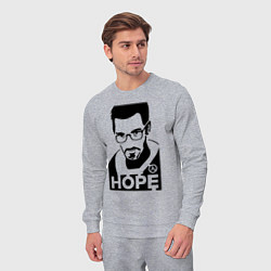 Костюм хлопковый мужской Gordon Freeman - надежда, цвет: меланж — фото 2